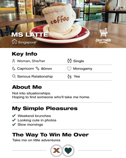 Ms Latte | Plushie Key Chain